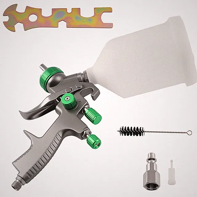 1.3mm LVLP Gravity Spray Gun High Transfer Efficiency Automotive Tool 600ml Cup