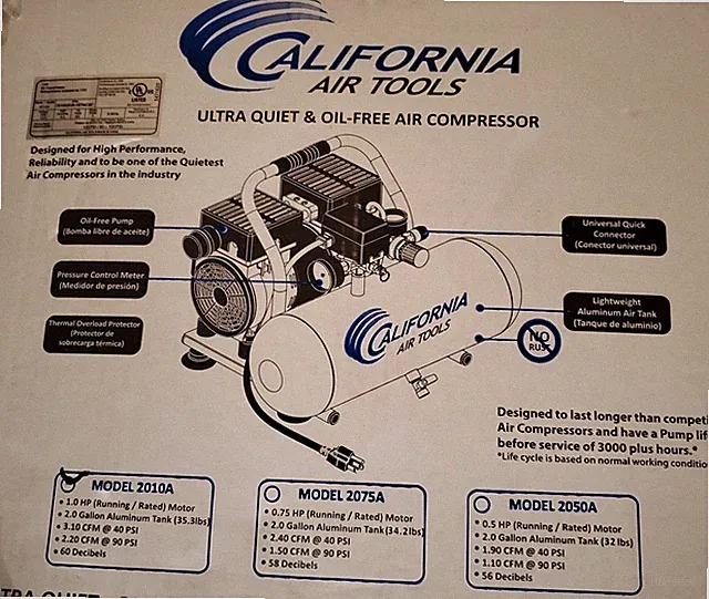 California Air Tools 2010A Portable Air Compressor