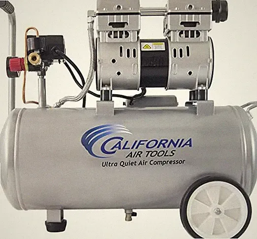 California Air Tools 8010A Aluminum Tank Air Compressor | Ultra Quiet, Oil-Free